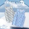Chaleco de Verano Delgado para Niño de Algodón Puro sin Mangas Tipo Sling para Bebé Niños Medianos y Grandes Top de Dibujos Animados para Niños Camiseta Base