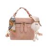 2025 Nueva Moda Bolso Bolso de Mano Simple para Mujer Bolso de Compras Colgante Cuadrado Pequeño Bolso Casual Multifuncional para Mujer