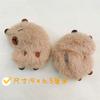 Fábrica de atacado de acessórios para bonecas de pelúcia Kapibala grampo de cabelo fofo desenho animado broche de capivara corrente pendurada porquinho da Índia