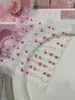Pegatinas para Uñas con Patrón de Hormiga Yitu Pegatinas de Fresas con Lazo Decoraciones de Uñas Versátiles de Moda Dulce Yt7826
