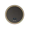 Espejo Redondo Inteligente para Baño Montado en la Pared Espejo de Maquillaje Iluminado con LED con Luces Espejo de Tocador Montado en la Pared