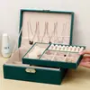 Caja de Almacenamiento de Joyas, Pendientes, Pendientes, Collares, Cajas de Joyas de Gran Capacidad con Cerraduras, Pendientes, Anillos, Cajas de Joyería para Manos