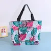 Bolsa de Compras Dobrável em Tecido Oxford com Logo Personalizado para Publicidade, Bolsa com Zíper de Cinco Compartimentos, Bolsa de Armazenamento Portátil Conveniente