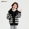 Cárdigan Suéter para Niñas Otoño 2026 Nueva Moda Ropa Infantil para Niños Mayores Estilo Universitario Coreano Abrigo Ropa de Punto Infantil