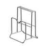 Suporte de Facas de Aço Inoxidável, Suporte para Tábuas de Corte, Suporte Integrado para Armazenamento na Cozinha, Armazenamento de Tampas de Panela, Suporte para Facas e Tábuas de Corte