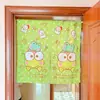 Nova Cortina de Porta de Quarto de Tecido com Coração de Menina Fofa Cortina Divisória de Cozinha Kulomi Cortina Protetora Decorativa para Quarto de Criança