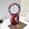 Bolsa Tote de Lona de Dibujos Animados para Hombro Cruzada Bolsa Tote Nicho para Viajeros Color Caramelo Gran Capacidad Bolsa para el Almuerzo