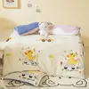 Capa de Edredom de Lã de Leite Infantil para Inverno Outono/Inverno Adicionada Lã Creche Bebê Lã Coral Acolchoada Menino Pequena Capa de Edredom Peça Única