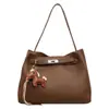 2026 Bolso Cubo de Gran Capacidad para Viajes Diarios para Mujer, Bolso de Hombro Retro Casual de Moda Tendencia, Bolso de Mano Fresco
