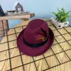 Chapéu de Cavalheiro Estilo Coreano Lã com Aba Enrolada Chapéu Jazz Chapéu de Praia de Xangai Chapéu Alto Retrô Masculino e Feminino Chapéu Oficial para Casamento do Noivo Moda