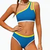 Maiô Infantil 2026 para Crianças Maiores, Maiô de Treinamento para Piscina com Alças Duplas para Meninas, Conjunto de Roupa de Banho de Duas Peças