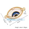 Acessórios para joias DIY micro-incrustados óleo pingando olho turco pulseira de mão sem queda de diamante sem desbotamento acessórios para colar pulseira