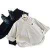 Camisa de otoño para niño 2026 nuevo estilo camisa de algodón puro para primavera y otoño niños 2-3 años top de otoño moderno para niño