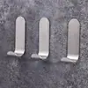 Gancho Adhesivo Fuerte de Acero Inoxidable 304 Sin Taladro Mini Cocina Trasera de Puerta Baño Gancho Individual Gancho de Metal para Abrigos