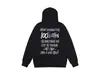 Comercio Exterior Dropshipping Marca Europea y Americana Nueva Tendencia Estampado de Letras Sudadera Unisex con Capucha Abierta