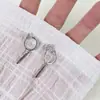 Placa de Incienso para Mosquitos sin Orejas Pinza para Oreja Diseño de Estilo Frío Pendientes Pendientes Largos con Borlas para Mujer Pinza para Oreja Indolora Versátil