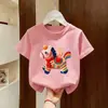 Camisetas de Manga Corta 100% Algodón para Niños y Niñas Verano 2026 Nuevo Estilo Casual Versátil Camisetas Básicas para Niños Medianos y Grandes Camisetas de Manga Media para Bebés
