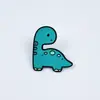 Serie de Dragones de Dibujos Animados Set Combinado de Broches Metálicos Accesorios de Insignias Creativas con Forma de Dinosaurio Accesorios para Ropa Infantil