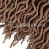 Suministro Directo de Fábrica Fauxlocs Rizados 18 Pulgadas Diosa Crochet Gitano Crochet Peluca de Cabello