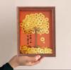 Tiktok mismo estilo árbol de la fortuna de ocho ramas moneda de oro árbol del dinero celebridad de internet hecho a mano DIY decoración de marco de fotos regalo de inauguración