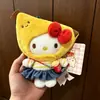Auténtico Peluche de Dibujos Animados Sanrio Hello Kitty Bolsa Decoración Colgante Llavero Colgante