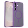 Adequado para Capa de Celular Magnética com Furo Fino Sam S26Plus Magsafe Skin-Feel Cobertura Total S25Edge Capa Protetora A57