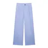 Conjunto de Ropa de Verano para Mujer Estilo Europeo y Americano 2026 con Camisa y Pantalones con Ribete de Color Contrastante 26284