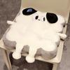 Lindo cojín de peluche con forma de gato y abrazo de corazón para niña creativa, cojín para silla de oficina y escuela, regalo cálido y grueso