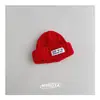 Gorros de Invierno Cálidos de Punto Estilo Coreano para Niños y Niñas, Gorros de Lana Versátiles, Gorros de Piel de Melón a Prueba de Viento para Bebés al Aire Libre, Gorros para el Frío