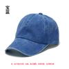 Gorra de Algodón Lavado con Bola de Hisopo y Logo Impreso al por Mayor sin Estampar Gorra de Papá Sombrero de Sol Personalizado Bordado Gorra de Pico Vieja de Exportación
