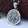 Plata de ley S925 Zaki Diosa Femenina de la Riqueza Zaki Carnero Colgante juego de palabras personalidad etiqueta retro colgante de collar Estilo Nacional