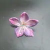 Nuevo Tejido de Seda Impreso en 3D Gradiente Flor de Jazmín DIY Boda Hecho a Mano Accesorios para el Cabello Pasador Corona de Flores Accesorios Flores