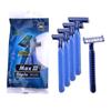 MAX fabricantes rasuradora desechable de acero inoxidable de tres capas de cabeza fija venta al por mayor rasuradora 5 colores embalaje en bolsa