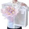 Hielo Picado Flor Rosa Azul Eterna Gipsofilia Ramo Seco Día de San Valentín Chino Navidad Día de San Valentín Regalo de Cumpleaños para Novia