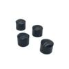 Tubo de 10MM funda de tubo de acero inoxidable tapón de tubo redondo tapa de goma blanda de plástico tapa decorativa funda de tubo redondo