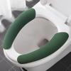 Fornecimento Direto da Fábrica de Capa de Vaso Sanitário Clássica de Cor Sólida Cortável, Assento Sanitário de Veludo Universal para Todas as Estações, Assento Sanitário para Banheiro