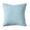 Almofada de Casa Estilo Frescor de Primavera, Fronha de Almofada Listrada com Pom-Pom para Escritório da Moda, Capa de Almofada para Cama de Quarto, Personalizável