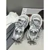 Nuevas Zapatillas de Papá Retro de Cuero Genuino Moda Primavera Doble Capa Suela Gruesa Aumentadoras de Altura para Mujer, Zapatos Deportivos Casuales Desgastados para Mujer