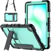 Capa Protetora Universal para Tablet Samsung A9Plus/A11Plus Silicone Cobertura Total Anti-Queda Suporte Concha Portátil para Tablet