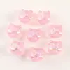 Princessa Sirena Acrílica Recubierta con UV Cabeza de Gato Perla Color Aurora Agujero Grande Cuentas Material para Lazo de Cabello Pulsera Collar