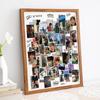 Photo Frame casal impressão de fotos diy quebra-cabeça personalizado feito à mão álbum comemorativo Polaroid aniversário presente Dia dos Namorados