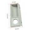 Maçaneta de porta com trava armário de arquivo de metal armário de vestiário plástico pequena alça de puxar aço inoxidável maçaneta embutida fivela embutida