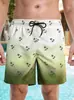Venta Caliente de Verano Transfronteriza Ola 3D Estampado Digital Holgado Casual Secado Rápido Transpirable Estilo Americano Modernos Pantalones Cortos para Hombre