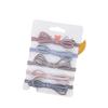 Diadema tejida de doble hebra a rayas estilo coreano simple de alta elasticidad goma básica cuerda para el cabello para mujer Venta al por mayor
