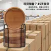 Juego de Posavasos de Madera Maciza, Estilo Nórdico Portavasos Aislante para Taza de Té Doméstica, Posavasos de Madera Creativo con Soporte, Decoración de Mesa Estilo Japonés
