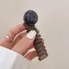 Elástico de cabelo tipo fio de telefone com contas redondas, elástico de cabelo tipo bolha para mulheres, novo acessório de cabelo de alta qualidade 2026, rabo de cavalo, ferramenta de trança estilo japonês