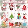 Decorações de Natal de Madeira para Novos Produtos Transfronteiriços Decorações Penduradas do Papai Noel para Decorações de Festas em Casa