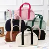 Amazon Transfronterizo Color Sólido Simple Multifuncional Terciopelo Bolso Tote Pequeño Estuche para Lápices Gran Capacidad Pana Resistente a Manchas Bolsa de Almacenamiento