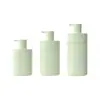 Em Estoque 300ml 400ml 500ml Plástico Verde Claro Garrafas para Shampoo e Gel de Banho Pet Transparente Garrafas para Sub-Envase de Cuidados e Higiene
