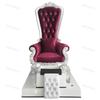 Sofá-Cadeira de Manicure e Pedicure de Luxo Estrangeiro com Encosto Alto Trono de Luxo Cadeira para Pedicure Assento de Sofá para Pedicure